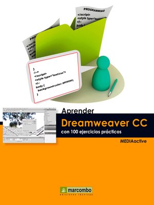 cover image of Aprender DREAMWEAVER CC con 100 ejercicios